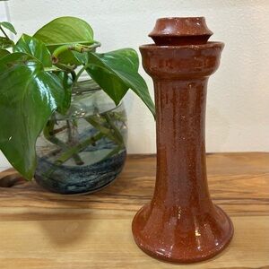 Ben Owen Candle Holders By Master Potter from Seagrove, NC 8”